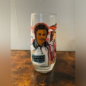 Vintage Star Wars Empire Strikes Back Lando Calrissian Burger King Glass